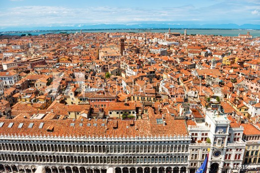 Picture of Venice roofs from above